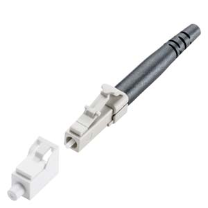 FC FO LC plug for on-site mounting to FC FOC cables (62.5/200/230) Pack: 10 units duplex plugs +cleaning cloths