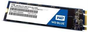 Твердотельный накопитель Western Digital SSD BLUE 1Tb SATA-III M2.2280 3D NAND WDS100T2B0B, 1 year