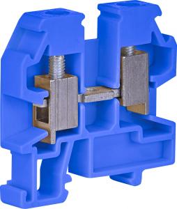 Клемма винтовая-нейтральная mini VS 2,5 PAM N (2,5 mm2_синяя)