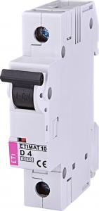 Авт. выключатель ETIMAT 10 1p D 4А (10 kA)