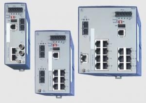 RS20-0800M2M2SDAE, Управляемый промышленный коммутатор Hirschmann для сетей на основе Ethernet. 2 порта 100 Base-FX, MM-CS (оптика). 6 портов 10/100 B