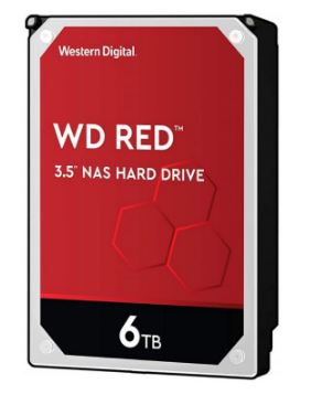 Жесткий диск Western Digital HDD SATA-III 6Tb Red for NAS WD60EFAX, 5400RPM, 256MB buffer, 1 year