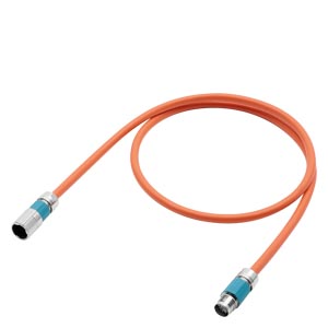 One-cable connection extension 4G0.75+2x0.5+4x0.2 C Socket and connector Speed- Connect M17 female / M17 male UL/CSA DESINA MOTION-CONNECT 500 Dmax= 1