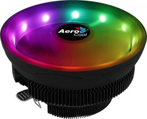 Кулер для процессора Aerocool Core Plus 110W / ARGB / PWM / Intel 115*/775/AMD / Clip