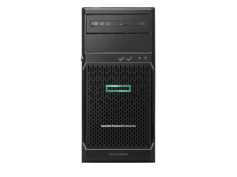 Сервер ProLiant ML30 Gen10 E-2224 NHP Tower(4U)/Xeon4C 3.4GHz(8MB)/1x8GB1UD_2666/S100i(ZM/RAID 0/1/1