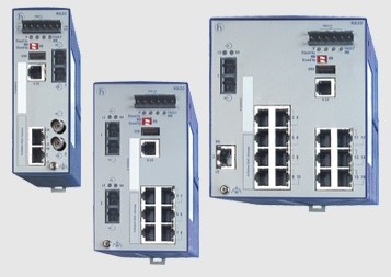 RS20-0400M2M2SDAE, Управляемый промышленный коммутатор Hirschmann для сетей на основе Ethernet. 2 порта 100 Base-FX, MM-CS (оптика). 2 порта 10/100 Ba