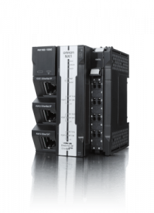 NX102-9000, Модуль ЦПУ контроллера NX1, 5 Мб памяти программ, 33,5 Мбайт памяти данных, до 32 модулей ввода/вывода NX, до 4 осей PtP, 2 x EtherNet/IP 