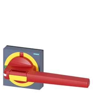 Ручка с маск.рамкой Аварийного останова с подсветкой размер 100x 100, для вала 12x 12, 0-I, ручка размер 200 mm аксессуар для 3KD размер 5, 3KF размер