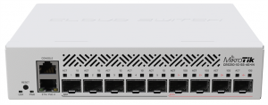 Коммутатор MikroTik Cloud Router Switch CRS310-1G-5S-4S+IN with 800 MHz CPU, 256 MB RAM, 4xSFP+, 5xS