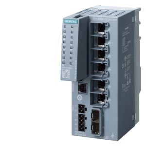 SCALANCE XC206-2SFP manageable layer 2 IE Switch; 6x 10/100 MBit/s RJ45 ports; 2x 100/1000 MBit/s SFP; 1x console port; Diagnostic LED; Redundant powe