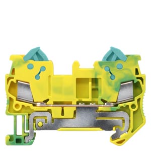 PE TERMINAL WITH QUICK CONNECTION, SECTION: 0.25 - 1.5 MM2, WIDTH: 5.2 MM,COLOR: GREEN-YEL