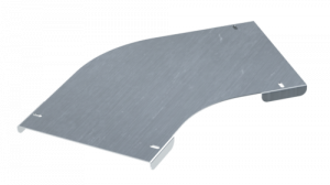 Крышка на угол горизонтальный 45 градусов 200, R300, 1,0 мм, нержавеющая сталь AISI 304