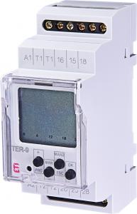 Многофункциональный цифровой термостат+цифровой таймер TER-9 24V AC/DC (2x16A_AC1)