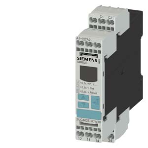 ЭЛЕКТРОННОЕ РЕЛЕ КОНТРОЛЯ ТОКА FOR FAULT CURRENT MONITORING (W. CURRENT TRANSFORMER 3UL23) SETTING RANGE 0.03A TO 40A SEPARATE FOR ALARM THRESHOLD AND