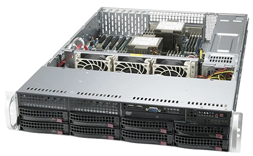 Шасси серверное Supermicro SuperServer 2U 620P-TR noCPU(2)3rd GenScalable/TDP 270W/no DIMM(16)/ SATA