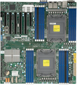 Материнская плата Supermicro Motherboard 2xCPU X12DPi-N6 3rd Gen Xeon Scalable TDP 270W/ 16xDIMM/14x