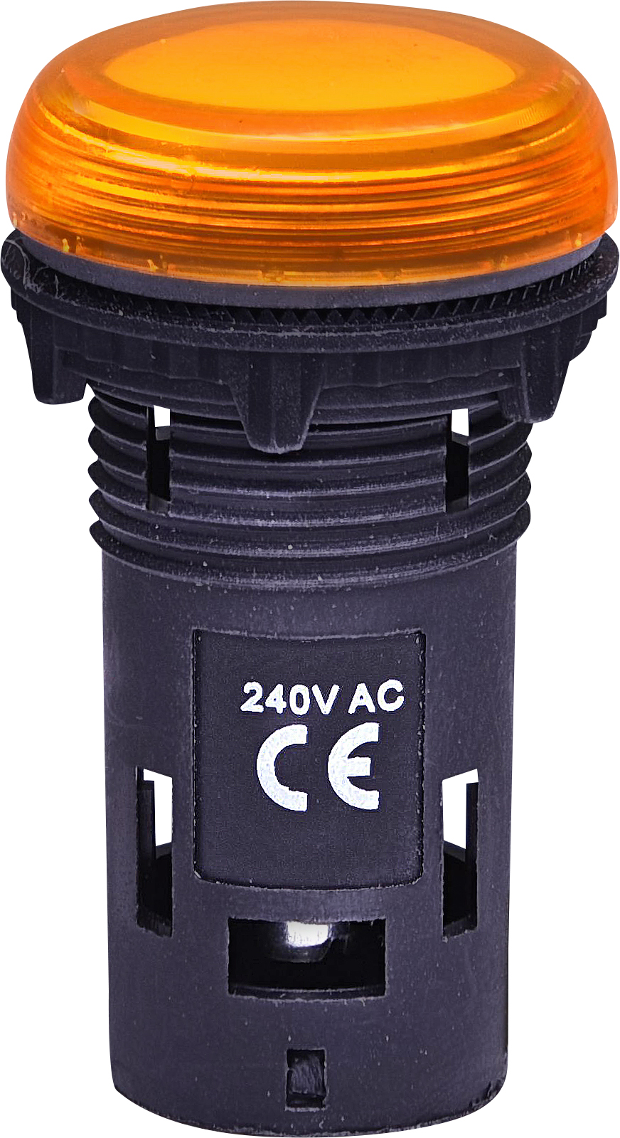 Лампа сигнал. LED матовая ECLI-240A-A 240V AC (оранжевая)