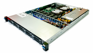 Сервер UtiNet Corenetic R180 1U/4x3.5(2.5)/2xSilver 4210R/4x32Gb RDIMM/4x8Tb SATA/2x1GbE,2x10Gb SFP+