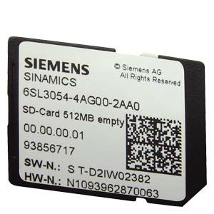 SINAMICS G120 SD card 512 MB incl. licensing (Certificate of License) V4.7 SP10 HF1