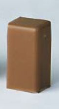 LM 25x17 Заглушка коричневая (розница 4 шт в пакете, 20 пакетов в коробке)