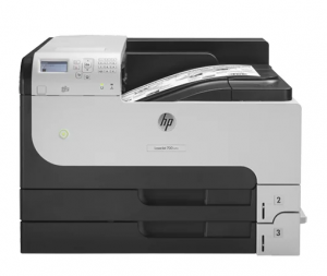 Принтер HP LaserJet Enterprise 700 M712dn (A3, 1200dpi, 40ppm, 512Mb, 3trays 250+250+100, USB2.0/ext