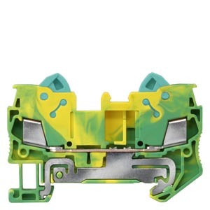 PE TERMINAL WITH QUICK CONNECTION, SECTION: 0.5 - 2.5 MM2, WIDTH:6.2MM, COLOR: GREEN-YEL