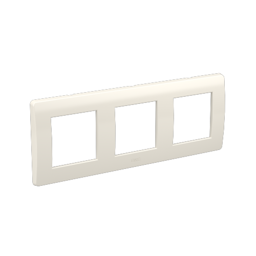 Рамка на 2+2+2 модуля (трехместная), белая, RAL9010 (для стен; с каркасами 75020W)