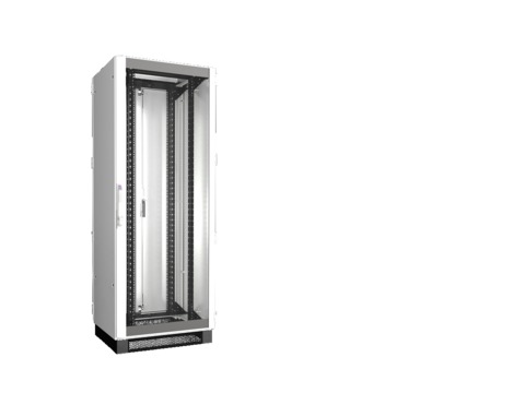 TS IT Шкаф 800x2100x600 42U с обзорной и стальной дверью 19" монтажные рамы, предсобранный – Rittal