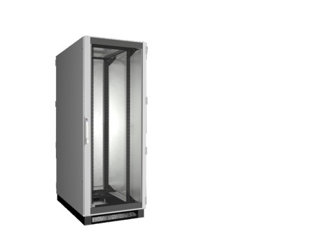 TS IT Шкаф 600x2100x1200 42U с обзорной и стальной дверью 19" монтажные рамы, предсобранный – Rittal