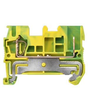 HYBRID PE TERMINAL, PLUG AND SPRING CONNECTION, SECTION 0.08 - 2.5 MM2, WIDTH 5.2 MM, COLOR: GREEN-Y