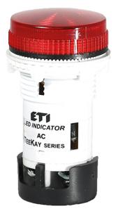 Лампа сигнальная LED матовая TT01X1 240V AC (красная) 54мм