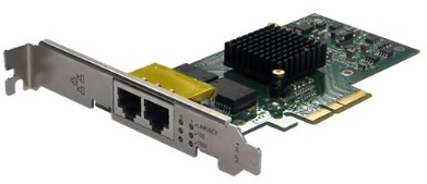 Сетевая карта Silicom 1Gb PE2G2I35 Dual Port Copper Gigabit Ethernet PCI Express Server Adapter X4,