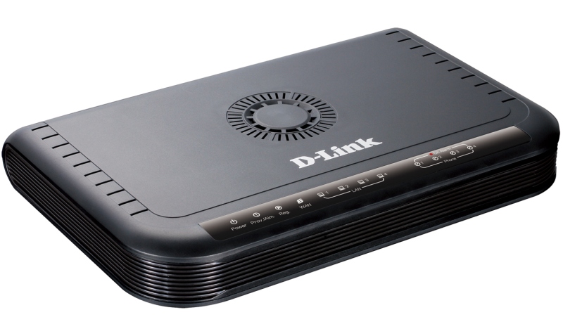 Шлюз D-Link DVG-5004S/D1A, PROJ VoIP Gateway with 4 FXS ports, 1 10/100Base-TX WAN port, and 4 10/10