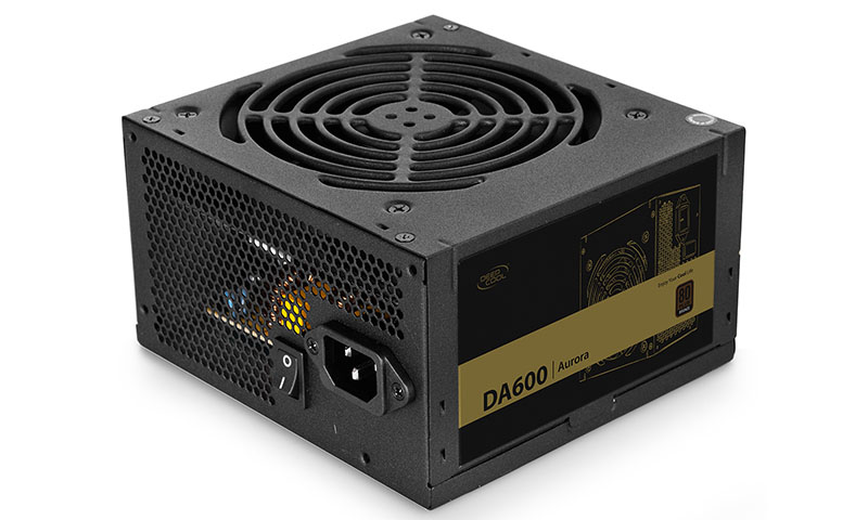 Блок питания Deepcool Aurora DA600 (ATX 2.31, 600W, PWM 120mm fan, Active PFC, 5*SATA, 80+ BRONZE) R
