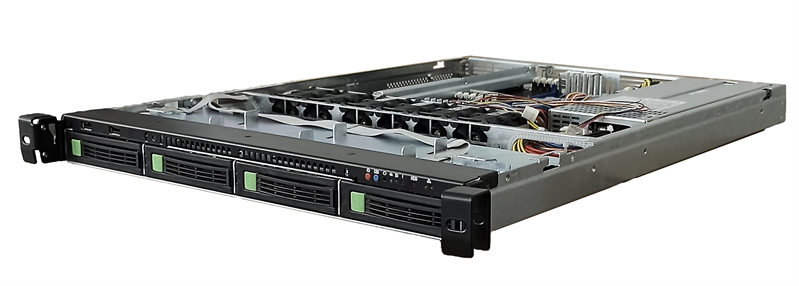 Серверная платформа Rikor 1U Server RP6104 noCPU(2)2nd GenScalable HS/TDP 150W/no DIMM(16)/HDD(4)LFF