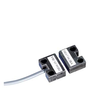 Contact block rectangular small 25 x 33 mm, 1 NO+1 NC, 10 m cable