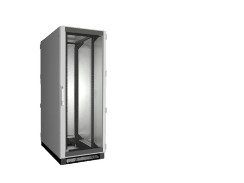 TS IT Шкаф 600x2100x1000 42U с обзорной и стальной дверью 19" монтажные рамы, предсобранный – Rittal