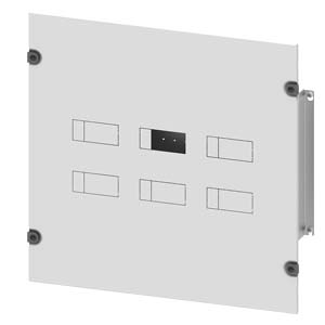 ALPHA 630 Universal Circuit breaker kit 3x 3VA10-11/100A/160A 3+4-pole H=600 mm W=600 mm, horizontal Installation for RCD module infeed side