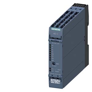 AS-i SlimLine Compact module SC22.5 digital, A/B slave 4 DI/4 RQ, IP20 4 x inputs for 3-wire sensor Sensor supply can be switched over 4 x output rela