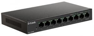 Коммутатор D-Link DES-1009MP/A1A, L2 Unmanaged Switch with 8 10/100Base-TX ports and 1 10/100/1000Ba