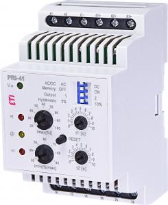 Двухуровневое реле контроля тока PRI-41 230V (3 диапазона) (2x16A_AC1)