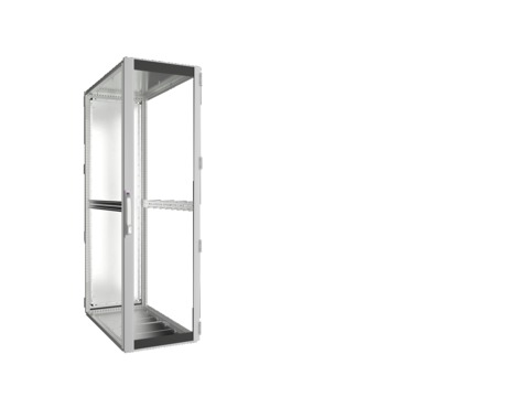 TS IT Шкаф 600х2000х1000 с обзорной и стальной дверью, без 19", IP55 – Rittal