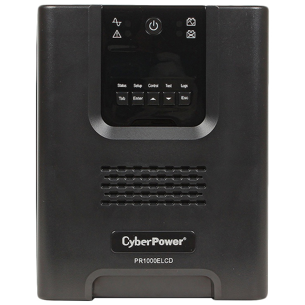 Источник бесперебойного питания CyberPower PR1000ELCD Line-Interactive 1000VA/900W USB/RS-232/EPO/SN