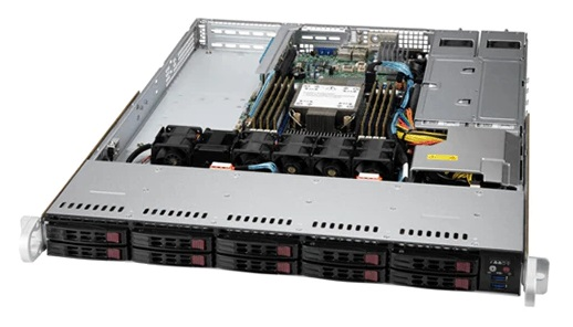 Серверная платформа Supermicro SuperServer 1U 110P-WTR no CPU(1)3rd Gen Xeon Scalable/TDP 270W/ no D