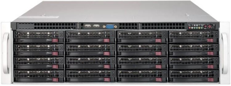 Серверная платформа Supermicro SuperStorage 3U Server 6039P-E1CR16H noCPU(2)Scalable/TDP 70-205W/ no