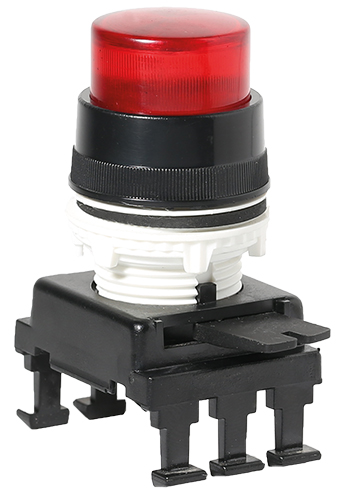 Кнопка-модуль выступающая с подсветкой HD46C1(красный)
